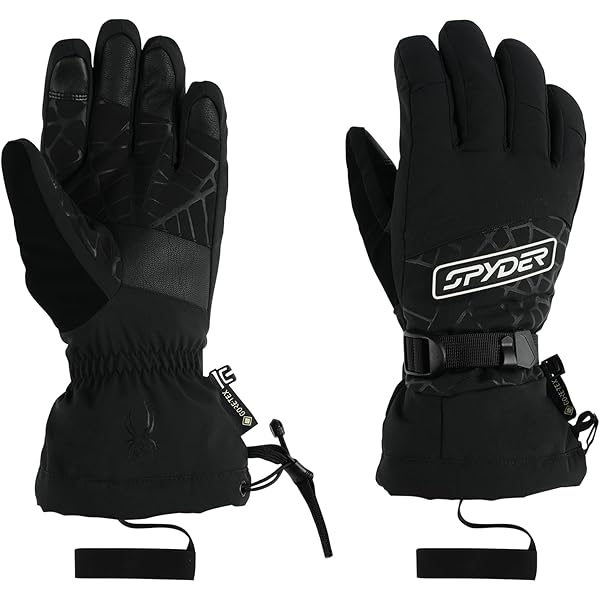 Spyder Active Sports Men's Overweb GORE-TEX Ski Glove, Black